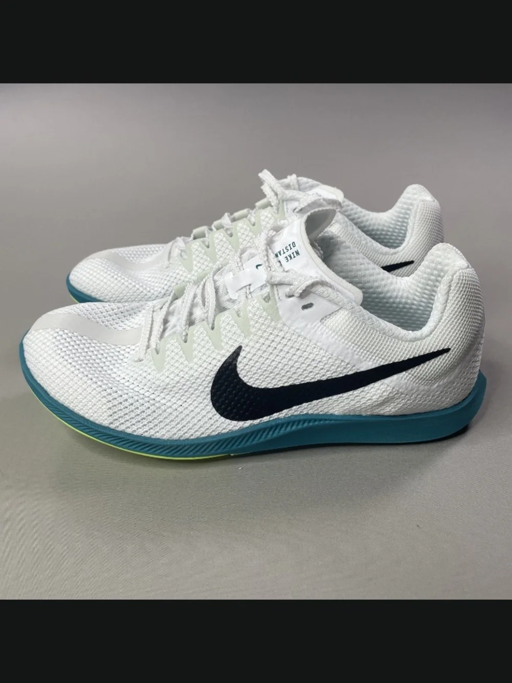 NEW Nike Shoes Mens 6 Womens 7.5 white rival distance track field cleats sports
